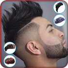 Men hairstyle set my face 2017 icône