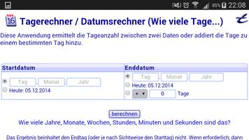 Tagerechner / Wie viele Tage? bài đăng