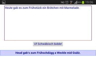 Deutsch Schwäbisch Übersetzer screenshot 1