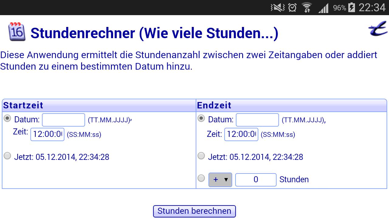 Stundenrechner For Android Apk Download