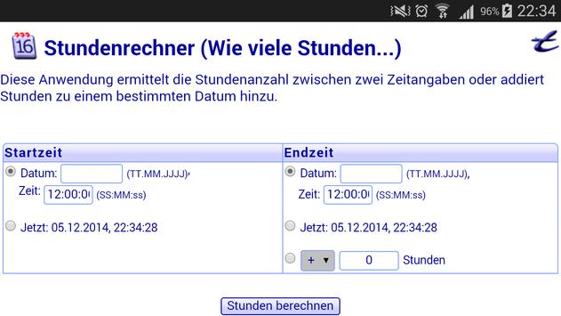Stundenrechner Apk Fur Android Herunterladen Aktuelle Version