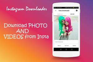 InstaDownloader – photos and videos পোস্টার