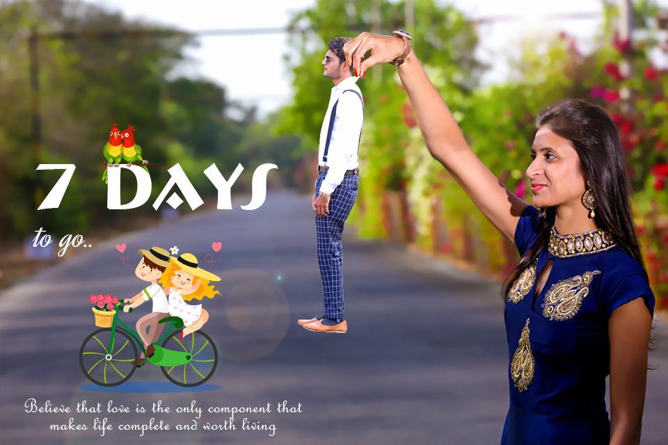 Pre Wedding Photo Editor Days To Go Photo Editor For