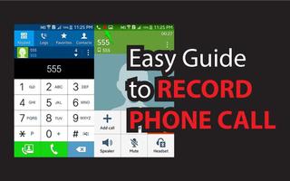 Free Guide Record Phone Call Affiche