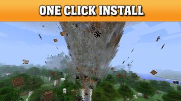 Tornado mod for Minecraft PE captura de pantalla 2