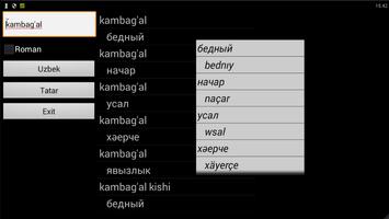 Tatar Uzbek Dictionary পোস্টার
