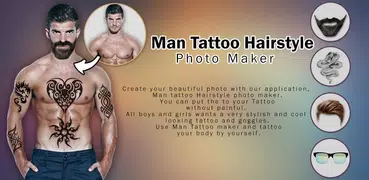 Man Tattoo Hairstyle Editor