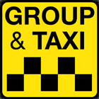 Group taxi. Carsharing icon