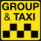 Group taxi. Carsharing icon