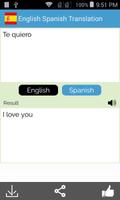 English Spanish Translator ภาพหน้าจอ 2