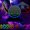 ICON PACK DARK SPACE COLORS APK