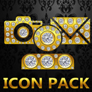 ICON PACK GOLD DIAMONDS THEME APK