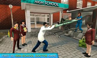 High School Doctor ER Emergency Hospital Game imagem de tela 3