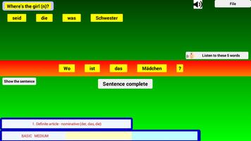 Talk German Grammar F اسکرین شاٹ 3