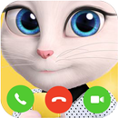 Video Call Talking Cat Angela APK