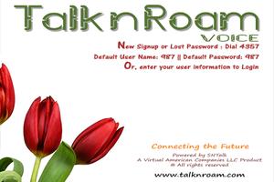 TalknRoam Voice Mobile Dialer capture d'écran 1