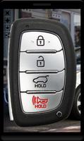 Car Key Remote Affiche