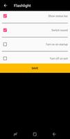Flashlight torch widget captura de pantalla 2