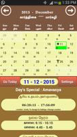 Tamil Calendar Affiche