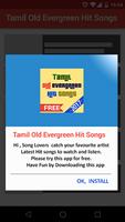 2 Schermata Tamil Old Evergreen Hit Songs