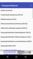 #TamperePäätökset скриншот 1