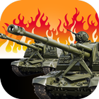 Tanks Behind Enemy Lines Game. Pocket War icône