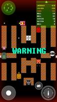 Super tank - pixel spel-poster