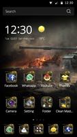 military theme tank warrior 포스터