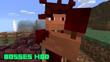 Bosses mod for minecraft Affiche