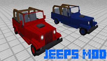 Jeeps mod para minecraft Cartaz