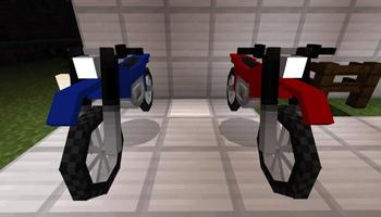 Motorcycle mod for minecraft Affiche