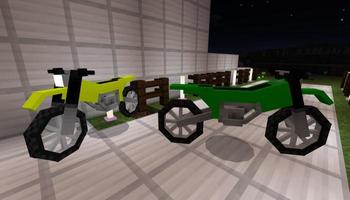 Motorcycle mod for minecraft capture d'écran 1