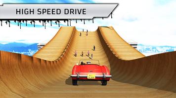 Car Drive Simulator 2019 - Extreme Stunts 截图 1