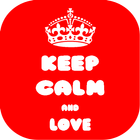Keep Calm and Love icon