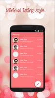 برنامه‌نما Pink Theme for Suma SMS عکس از صفحه