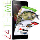 Z4 Launcher et le thème icône