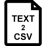Text 2 CSV simgesi