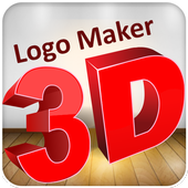 3D логотип производитель и имя Искусство иконка