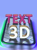 Texte 3D sur les photos capture d'écran 3