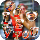 Text Photo Collage Maker आइकन