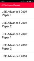 Poster IIT JEE Advanced 10 year paper