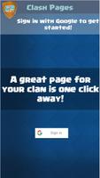 Clash Pages for Clash Royale Affiche