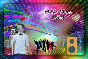 Music Photo Editor Affiche