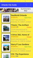 Poster Orlando Theme Park  City Guide