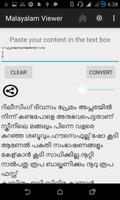 Malayalam Viewer / Reader capture d'écran 1