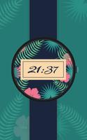 Floral Summer Watch Face captura de pantalla 3