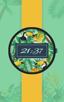 Floral Summer Watch Face imagem de tela 2