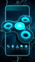 Thème Fidget Spinner Space 3D capture d'écran 1