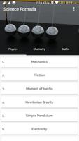 Science Formula - Physics, Chemistry and Math screenshot 1