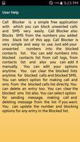 Call And SMS Blocker স্ক্রিনশট 2